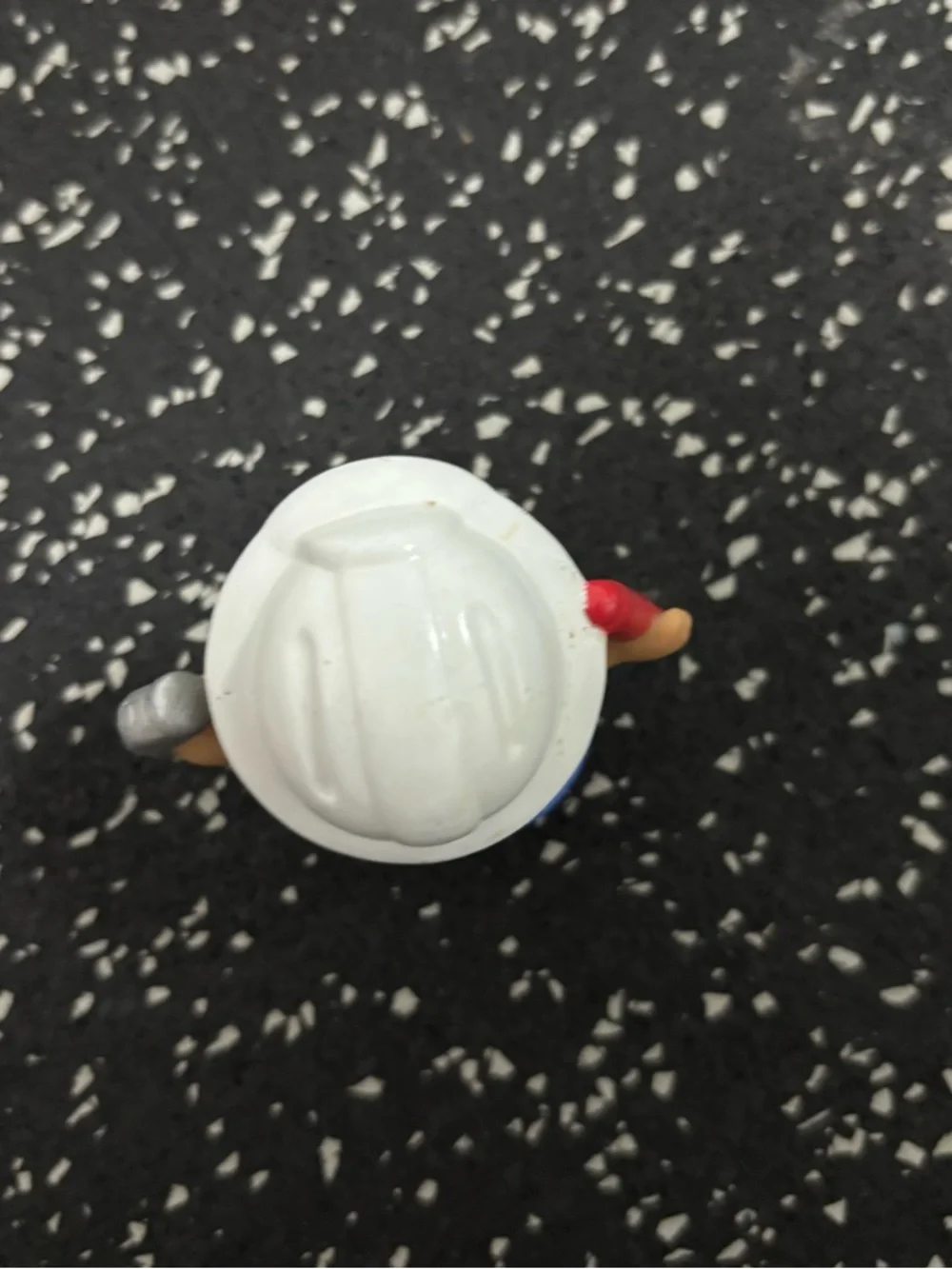 Fisher Price Little People Figure Construction Worker Boy Flag Hammer Toy - Picture 4 of 4